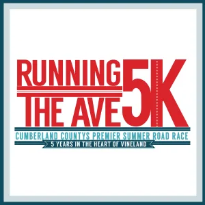 Running THE AVE 5K 2026 logo