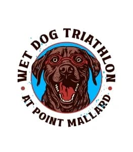 Wet Dog Triathlon at Point Mallard 2026 logo