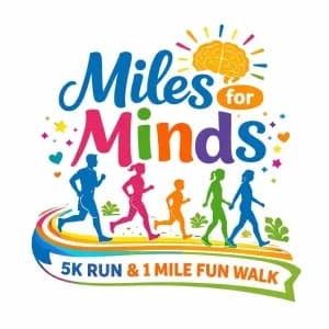 Miles for Minds 5k Run/ 1 Mile Walk 2026 logo