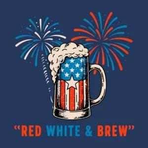 Fleet Feet Poughkeepsie's 2026 Red, White & Brew 5K Sponsored by ASICS logo