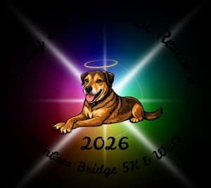 Poopy Doo's Animal Rescue's 3rd Annual Rainbow Bridge 5K and Walk 2026 logo