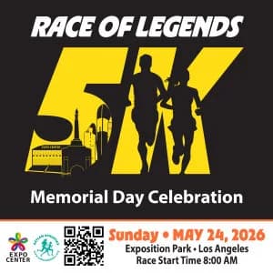 Exposition Race of Legends 5K Run 2026 logo