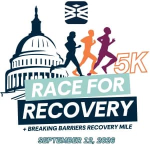 Race for Recovery 5K & Breaking Barriers Recovery Mile 2026 logo