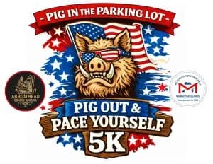 Pig Out & Pace Yourself 5K 2026 logo