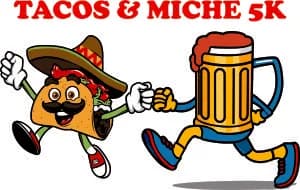 TACOS & MICHE 5K RUN (BAKERSFIELD) 2026 logo