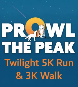 Prowl the Peak Twilight 5K Run & 3K Walk 2026 logo
