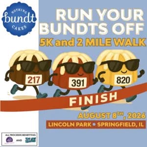 Run Your Bundts Off 5k Fun Run & Walk - Springfield 2026 logo