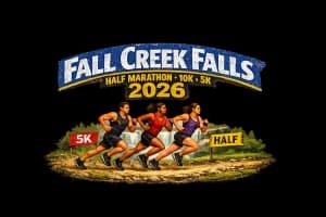 Fall Creek Falls Half Marathon, 10K & 5K Road Runs 2026 logo