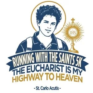 2026 Running with the Saints 5K logo