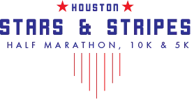 Houston Stars and Stripes Half Marathon, 10K, 5K & Kid's K presented by Houston Methodist 2026 logo