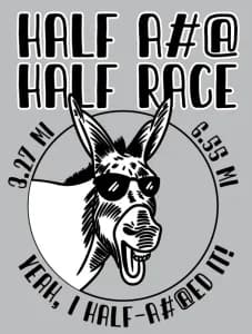Half A#$ Half Race 2026 logo