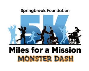 Springbrook 5K - Miles for a Mission: Monster Dash 2026 logo