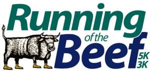 Running of the Beef 5K 3K 2026 logo