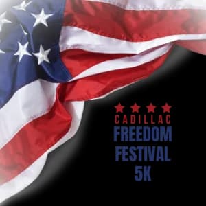 Cadillac Freedom Festival 5k 2026 logo
