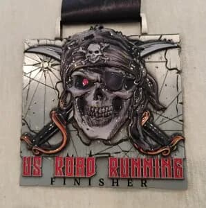 PIRATE MAP Virtual 5K, 10K, 13.1M, & 26.2M (August 2026) logo