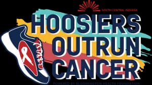 Hoosiers Outrun Cancer 2026 logo