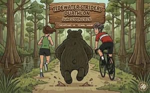 Tidewater Striders Duathlon 2026 logo
