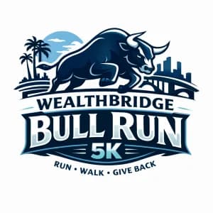 WealthBridge Bull Run 5K 2026 logo
