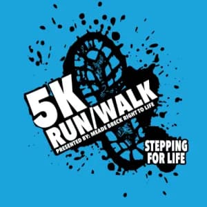Stepping for Life 5K 2026 logo