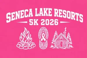 Seneca Lake Resorts Breast Cancer 5K 2026 logo