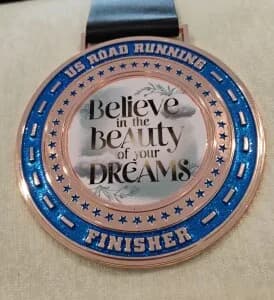 BELIEVE IN THE BEAUTY OF DREAMS Virtual 5K, 10K, 13.1M, & 26.2M (August 2026) logo