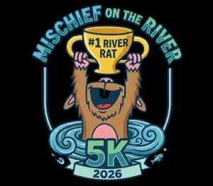Mischief on the River 5k 2026 logo