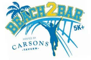 Beach2Bar 5K+ Run 2026 logo