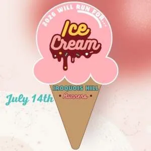 IHR Ice Cream Run 2026 logo