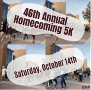 EKU Homecoming 5K 2026 logo