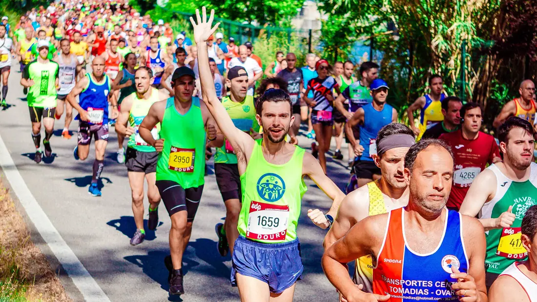 Watermarked race photo preview