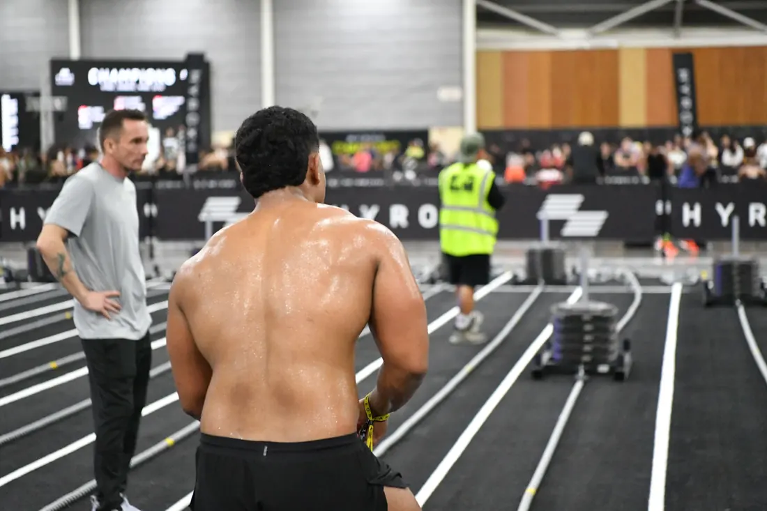 Watermarked race photo preview